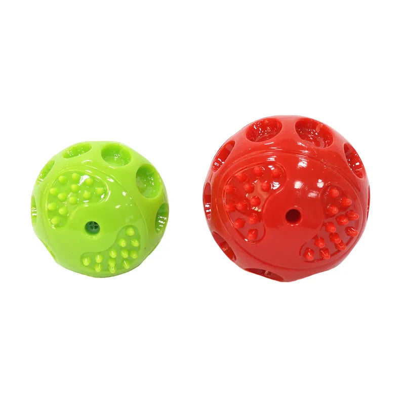 Caitec Dog Toys Squeaking Bouncing Ball Durable Floatable Springy Pet Toys Squeaky Ball Bite Resistant